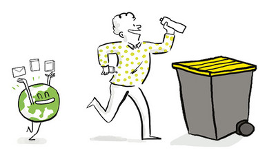 2024 - sacs jaunes - Le tri : consignes - Gérer et réduire les déchets 